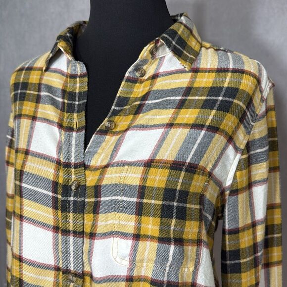 AEO Ahh-Mazingly Soft Boyfriend Fit | Flannel Button Up Shirt - Picture 3 of 7